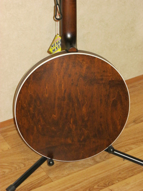 Deering Sierra maple banjo back