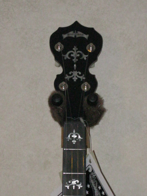 During Sierra maple banjo headstock