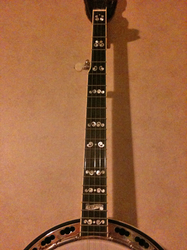 Deering cCalico banjo neck